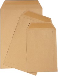 Envelop Quantore loonzak 95x145 70gr bruin 1000 Stuk