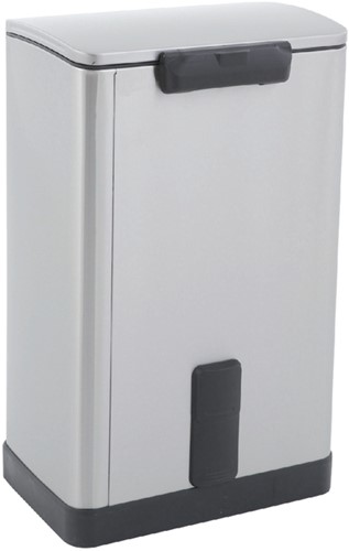 Pedaalemmer EKO E-Cube 40 liter rvs 1 Stuk-1