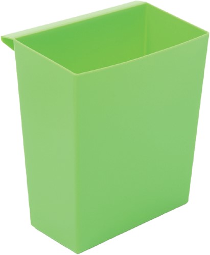 Inzetbak voor vierkante tapse papierbak groen 1 Stuk