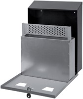 Wandasbak met binnenemmer zwart/grijs 1 Stuk-2