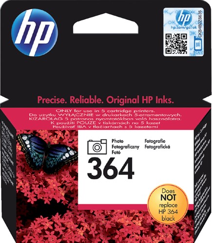 Inktcartridge HP CB317EE 364 foto zwart 1 Stuk