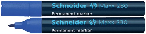 Viltstift Schneider Maxx 230 rond 1-3mm blauw 1 Stuk
