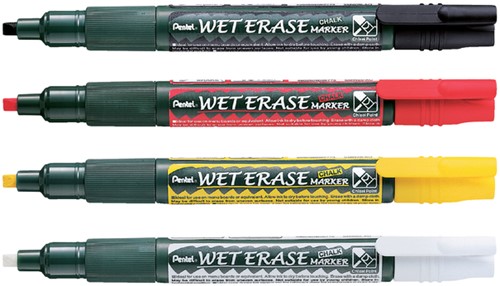 Krijtstift Pentel SMW26 1.5-4mm rood 1 Stuk-2