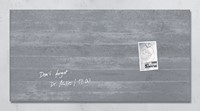 Glasbord Sigel magnetisch 910x460x15mm beton 1 Stuk-3