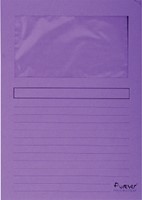 Venstermap Exacompta Forever L-mod 120gr paars 100 Stuk
