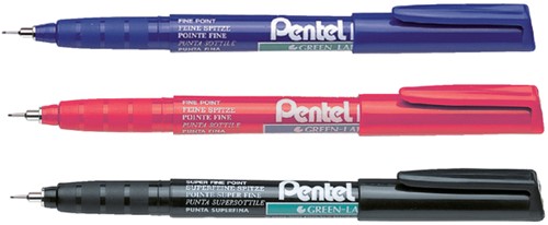 Fineliner Pentel NMF50 F rood 1 Stuk-3