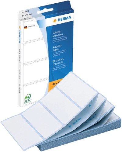 Etiket HERMA adres 4300 88x35mm zig-zag 250st 250 etiket-2