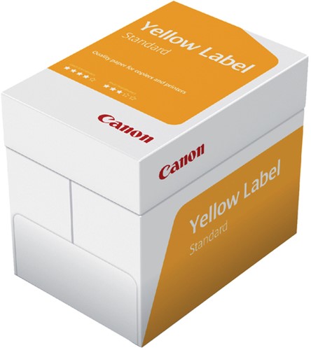 Kopieerpapier Yellow Label Standaard A4 80gr wit 500 Vel-2