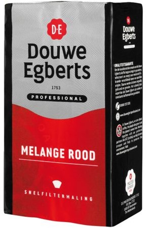 Koffie Douwe Egberts snelfilter Melange Rood 500gr 500 Gram