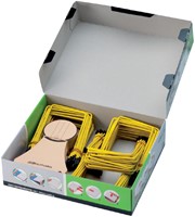 Archiefbinder JalemaClip Pli-fix geel 100 stuks 100 Stuk-2