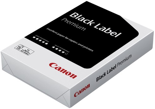 Kopieerpapier Black Label Premium A4 75gr wit 500 Vel