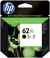 Inktcartridge HP C2P05AE 62XL zwart 1 Stuk