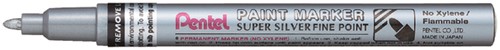 Paintmarker Pentel MSP10 rond 1.5mm zilver 1 Stuk