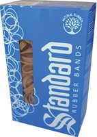 Elastiek Standard 24 150x1.5mm 500gr 880st bruin 500 Gram-2
