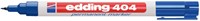 Viltstift eddING 404 rond 0.75mm blauw 1 Stuk