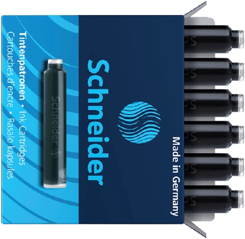 Inktpatroon Schneider din zwart 6 Stuk
