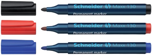 Permanent marker Schneider Maxx 130  1-3mm zwart 1 Stuk-2