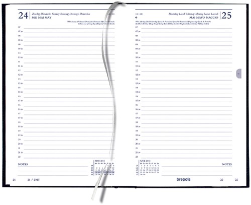 Kantooragenda 2027 Quantore kort 1dag/1pag zwart 1 Stuk