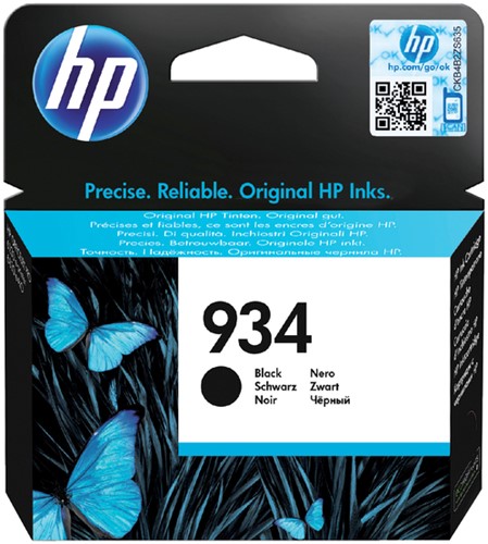 Inktcartridge HP C2P19AE 934 zwart 1 Stuk