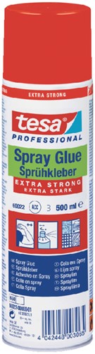 Lijmspray tesa extra strong permanent 500ml 1 Stuk