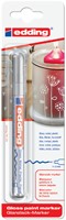 Paintmarker edding 751 oliebasis 1-2mm zilver bls 1 Stuk