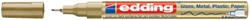 Paintmarker edding 780 oliebasis 0.8mm goud 1 Stuk