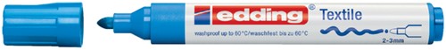 Textielmarker edding 4500 rond 2-3mm lichtblauw 1 Stuk