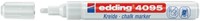 Krijtstift edding 4095 rond 2-3mm wit 1 Stuk