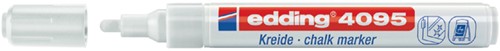 Krijtstift edding 4095 rond 2-3mm wit 1 Stuk