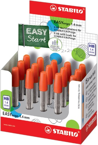 Potloodstift STABILO Easyergo 7880/6 HB 6 Stuk