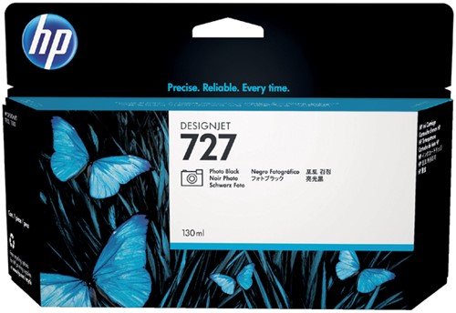Inktcartridge HP B3P23A 727 foto zwart 1 Stuk
