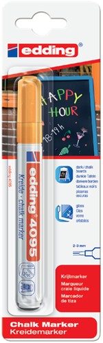 Krijtstift edding 4095 rond 2-3mm oranje 1 Stuk