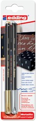 Fineliner edding 1200 F zilver en goud 2 Stuk