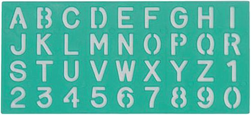 Lettersjabloon Linex 30mm 1 Stuk