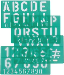Lettersjabloon Linex 50mm 1 Stuk