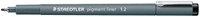 Fineliner Staedtler pigment 308 1.2mm zwart 1 Stuk
