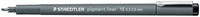Fineliner Staedtler pigment 308 0.3-2.0mm zwart 1 Stuk