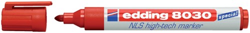 Viltstift edding 8030 NLS high-tech 1.5-3mm rood 1 Stuk