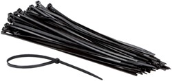 Inbindstrips IEZZY nylon 4.8x300mm D 81mm zwart 100 Stuk