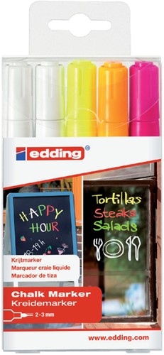 Krijtstift edding 4095 rond 2-3mm assorti 5 Stuk