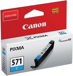 Inktcartridge Canon CLI-571 blauw 1 Stuk
