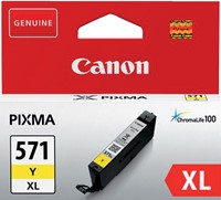 Inktcartridge Canon CLI-571XL  geel 1 Stuk-2
