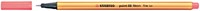 Fineliner STABILO point 88/040 F neon rood 1 Stuk