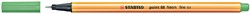 Fineliner STABILO  point 88/033 F neon groen 1 Stuk