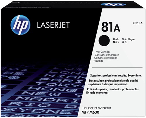 Tonercartridge HP CF281A 81A zwart 1 Stuk