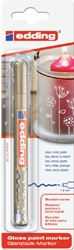 Viltstift edding 751 lak rond 1-2mm blist1 goud 1 Stuk