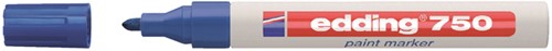 Viltstift edding 750 lak rond 2-4mm blauw 1 Stuk