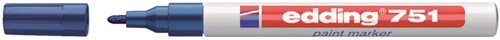 Viltstift edding 751 lak rond 1-2mm blauw 1 Stuk