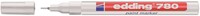 Paintmarker edding 780 oliebasis 0.8mm wit bls 1 Stuk-2