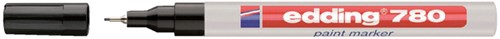 Viltstift edding 780 lak rond 0.8mm zwart 1 Stuk